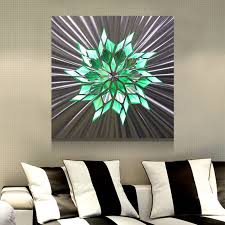 china abstract flower metal led