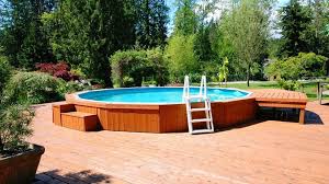 build an above ground swimming pool