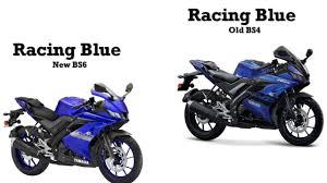 Yamaha motor india launched the 2020 new emission compliant the new bs6 variant has an only a new set of stickers. R1 5 Blue Colour Off 77 Felasa Eu