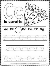Alphabet Activity Sheets French Letter C