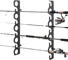 fishing rod storage rack holds 9 rods