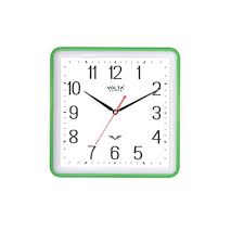 volta plastic square wall clock size