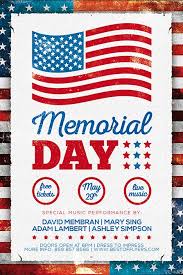 Memorial Day Free Poster Template Freebie For Independence Day