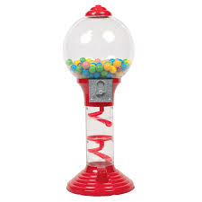 24 inch metal gumball bank w 200