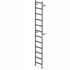 Ega Steel Vertical Wall Mount Ladder W