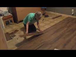 how to install a lock vinyl floor