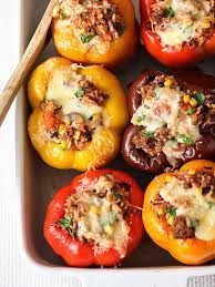 Best Stuffed Bell Peppers With Ground Beef gambar png