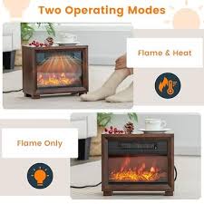 Tangkula Electric Fireplace Heater