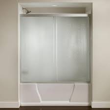 framed sliding bathtub door kit