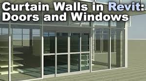 windows on curtain walls in revit