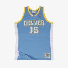 Authentic nuggets apparel and merchandise from the exclusive fan shop of the nuggets. Denver Nuggets Carmelo Anthony 03 04 Hwc Swingman Jersey Blue Throwback
