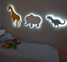 These Glowing Animal Wall Night Lights
