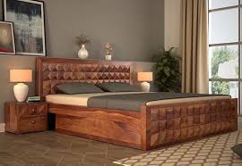 Morse Bed With Storage King Size Teak