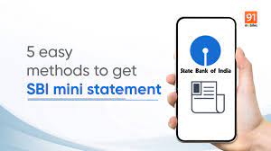 5 ways to check sbi mini statement
