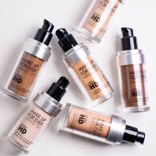 five foundations with a wide shade