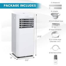 costway 5 000 btu portable air