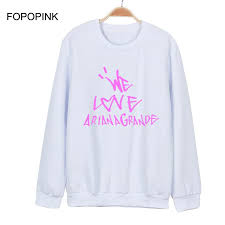 New Love Ariana Grande Hoodie Pullover Kpop Sweatshirts