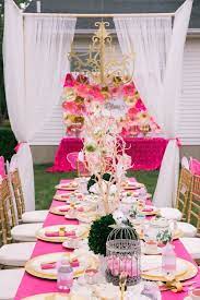 Pink Gold Garden Tea Party Kara S