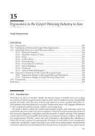 pdf ergonomics in the carpet weaving