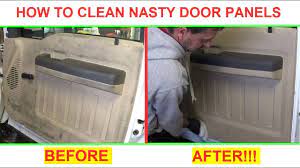 how to clean super dirty door panels