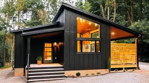 nest tiny house exudes modern luxury in