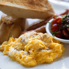 Make impressive giant raviolis with an egg yolk. Scrambled Eggs Wikipedia