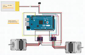 trouble controlling two stepper motors