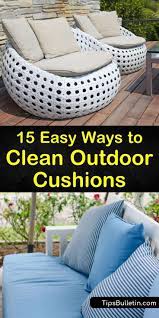 15 easy ways to clean outdoor cushions