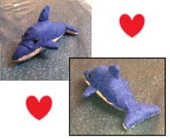 dolphin plushie sewing