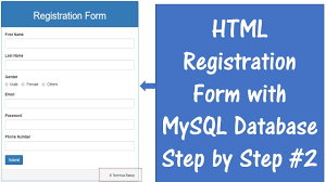 connect html form with mysql database