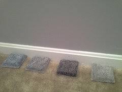 which color carpet with gray walls