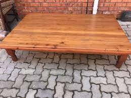 Large Solid Oregon Pine Coffee Table In