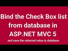 in database in asp net mvc