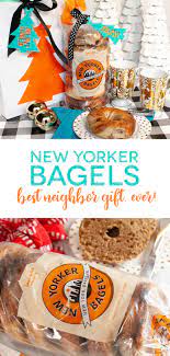 hand rolled bagels as a gift