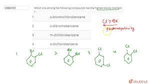Which one among the following compounds has the highest dipole moment ? . -  YouTube