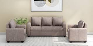 non polished bamboo sofa set size