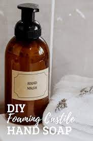 dilute castile soap to use as hand soap