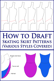 how to draft skating skirt patterns