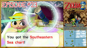 The Legend Of Zelda Phantom Hourglass The South Eastern Sea Chart Episode 23