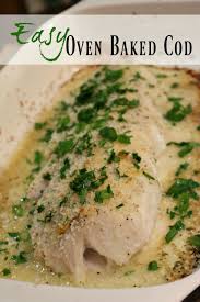 easy oven baked cod