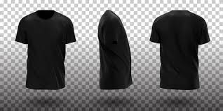 short sleeves black t shirt mockup