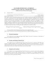 Before an illinois judge can issue a custody order. Free Illinois Power Of Attorney For Minor Child Form Pdf Word Eforms