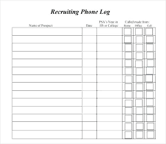 Free Excel Phone Log Template Bigdatahero Co