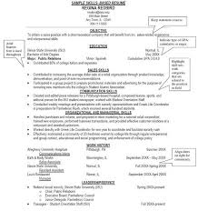 Skill based resume template