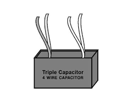 triple capacitor four wire dan s