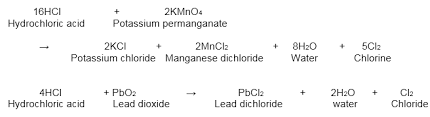 chlorine preparation properties