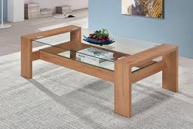 Rectangular Wooden Coffee Table With
