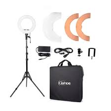 180pcs Led Ring Light Dimmable 5500k Lighting Video Continuous Light Stand Kit Ebay