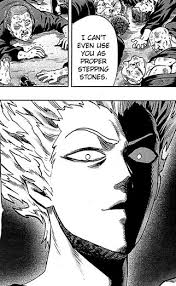 He has no habit of heroism in public, and the bald head and chilly body only emphasizes mediocrity. Garou One Punch Man Vs Naruto Battles Comic Vine