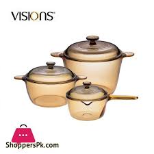 Glass Saucepan Cookpot Cookware Set